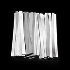 Pure Nickel Strips for Batteries- 99.6% Purity 100pcs 0.15x5x100mm Nickle Tabs for 18650 High Drain Battery Packs, Lipo, Nimh, Nicad, Nicd Battery Spot Welding and Soldering