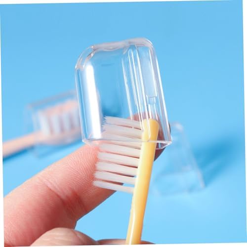 12Pcs Tooth Brush Cover Cap, Reusable Clear Plastic Electric Toothbrush Cover, Electric Toothbrush Cover Toothbrush Head Cover for Healthy Brushing and Storage in Home and Travel