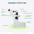 Portable Manual Lensmeter Optical Instrument Focimeter Optometry Machinemanual Lensometer Lens Test Machine DC/AC Powered CP-1B