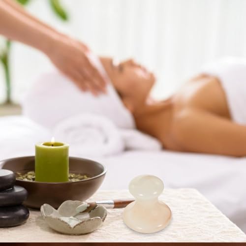 FRCOLOR 2Pcs Mushroom Massager for Face Gua Sha Facial Tools Smooth Skin Scraping Massager for Spa Home and Office Use Resin Massage Tool Present for Friends and Family