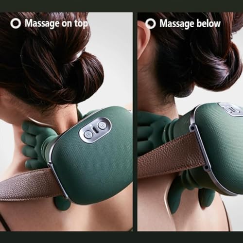 Simulation Hand Neck Massager, Portable Electric Shiatsu Shoulder Massage Device with Heat, 4D Wireless Deep Tissue Relief, Relax Muscles & Relieve Arm&Leg Fatigue After Exercising,massage,mother Gift