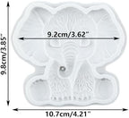 Lingzhi Elephant Silicone Mold Elephant Fondant Chocolate Molds for Cake Decoration Cupcake Topper Candy Sugar Gum Paste Polymer Clay