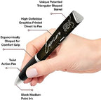 ANINKABOVE Zodiac Sign Ballpoint Pens (3-Sided Pen, Pack of 4) Zodiac Pen Gift, Cool Constellation Design, Zodiac Gifts Pretty Pens - Fancy Pens Great Astrology Gifts for Women and Men (Capricorn)