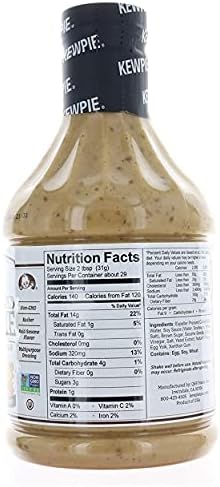 Kewpie Creamy Deep Roasted Sesame Dressing & Marinade, 30 Fluid Ounce