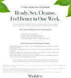 Shaklee - 7-Day Healthy Cleanse: Complete System Reset, and Energy Boost - With Probiotics, Liver Support, and Herbal Cleanse - Step-by-Step Guide - 7 Daily Morning & Night Packets