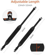 EZshoot Two Point Sling with Swivels, Comfortable Neoprene Padded, Length Adjustable Shoulder Strap for Outdoors