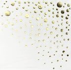 Stylish Gold Cocktail Napkins, 100 3Ply White and Gold Napkins, Disposable Party Napkins, 5x5 Inch Wedding Cocktail Napkins, Paper Cocktail Napkins, Bridal Shower Napkins, or Beverage Napkins