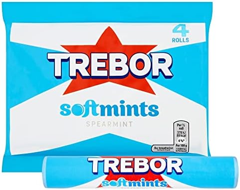 Trebor Softmints Spear (Pack of 6, Total 24 Rolls)