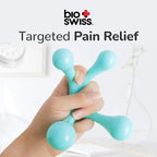 BioSwiss Handheld Full Body Massager, 4-Leg Pressure Point Massage Tool for Back, Neck, and Shoulder, Portable Manual Massager