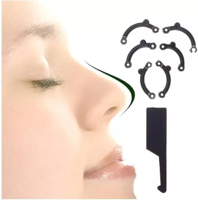3Pairs/Set Beauty Nose Up Lifting Bridge Shaper Massage Tool No Pain Nose Shaping Clip Women Girl Massager