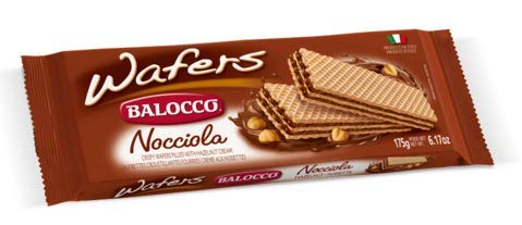 Balocco Hazelnut Cream Wafers, 175 GR