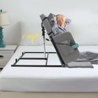 Electric Lifting Backrest, 350.53 Lbs Capacity Auxiliary Backrest, Lifting Adjustable Bed Back Rest with Supporting Legs for The Elderly Disabled Patients