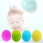 Silicone Shampoo Brush for Baby Infant Bathing Soft Silicone Boys Kids Shower Brush Head Hair Washing Massage Brushes
