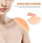 Gatuida 2 Pairs Silicone Shoulder Pads for Women, Adhesive Anti-slip Shoulder Enhancer, Invisible Reusable Push-up Pads for Clothing And Special Occasions (skin Color)