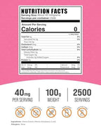 BulkSupplements.com Stevia Extract Powder - Stevia Sweetener, Zero Calorie Sweetener - Gluten Free, 40mg per Serving, 100g (3.5 oz) (Pack of 1)