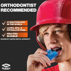 Shock Doctor Orthodontic Mouth Guard for Braces for Sports, Hockey, Lacrosse, Football, Baseball, Braces Mouth Guard, Upper Teeth Protection, Adult & Youth Mouth Guard Sizes
