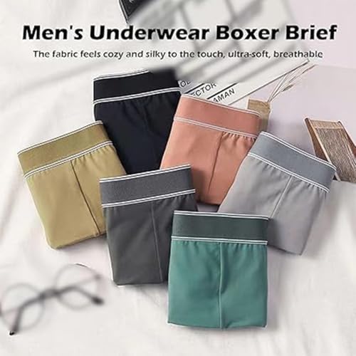 Men's Massage Magnetic Therapy Underwear, Energy Field Therapy Men Pants, Moisture Wicking Magnetic Underwear Boxer Briefs