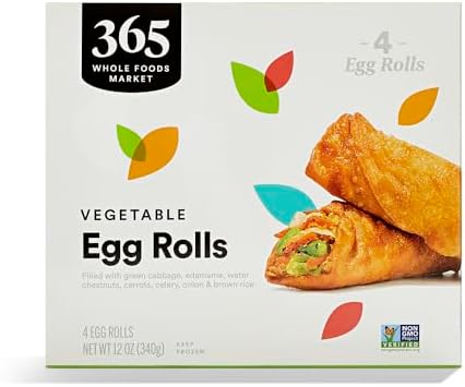 Whole Foods Market, Vegetable Egg Rolls, 12 oz, (Frozen)