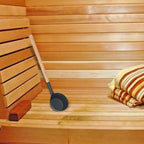 Sauna Ladle Accessories Easy to Use Aluminum Practical Bathroom Steam Room Bathtub Wood Handle Water Dipper Sauna Water Ladle