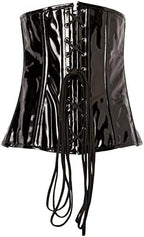 Daisy corsets Women's Lavish Black Patent Pvc Underwire Underbust Corset