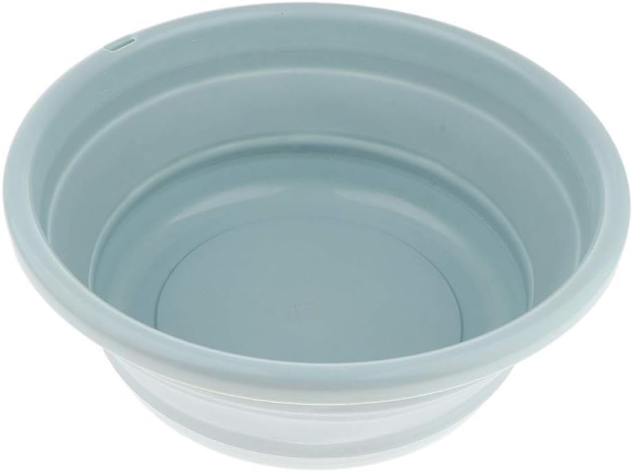 Foldable Washbasin, Washbasin, Portable, Retractable Water Tank,Perfect for Camping, Travel, Picnic, Hiking, Blue 1, 20 cm