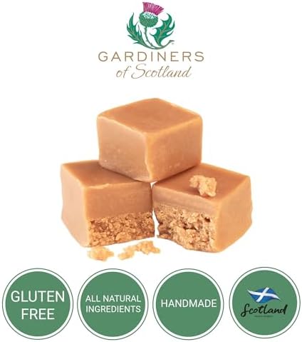 Gardiners of Scotland Handmade Fudge, Belgian Dark Chocolate & Sea Salt Fudge 10.6 Ounce Tin