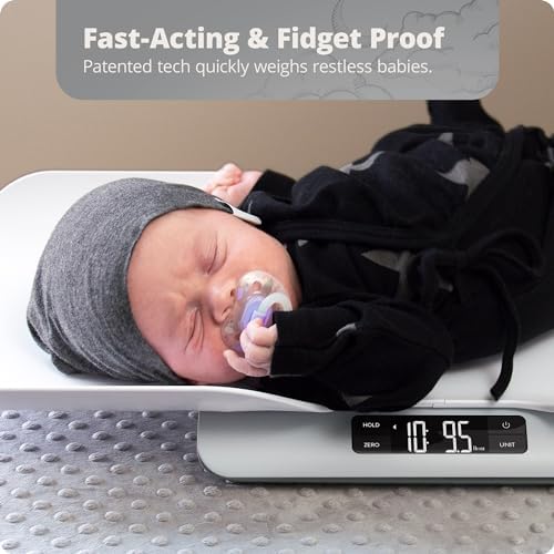 Greater Goods Baby Scale for Weighing Newborns – Digital Infant Scale with Tray, Hold Function for Baby Movement, Accurate Baby Scale for Home Use, 66 lb Capacity