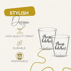 Cheers Bitches Bachelorette Shot Glasses – 100 PCS 2oz Each - Girls Night, Bachelorette Decorations, Ladies Night Favors, and Bridesmaid Party Supplies