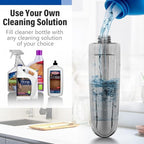 Mops for Floor Cleaning Wet Spray Mop with 14 oz Refillable Bottle and 3 Washable Microfiber Pads Home or Commercial Use Dry Wet Flat Mop for Hardwood Laminate Wood Ceramic