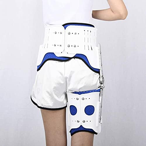 Hinged ROM Hip Abduction Brace - Adjustable Orthosis for Sciatica Pain Relief, Post-Surgery Support, Hip Stabilization & Joint Protection, Universal Fit for Men and Women