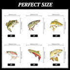 18pcs Fishing Cupcake Topper Set Fisherman Happy Birthday Bass Trout Decorations, Fishing Party, Boys and Girls Birthday Party, or Baby Shower Decoration Supplies, Birthday Gifts for Kids. LIANGSS