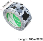 SagaSave 1PCS Waterproof Packaging Tape Decorative Cow Pattern Tape for Packing Shipping Moving and Storage Business Packaging Supplies (1.96" x 109 Yard)
