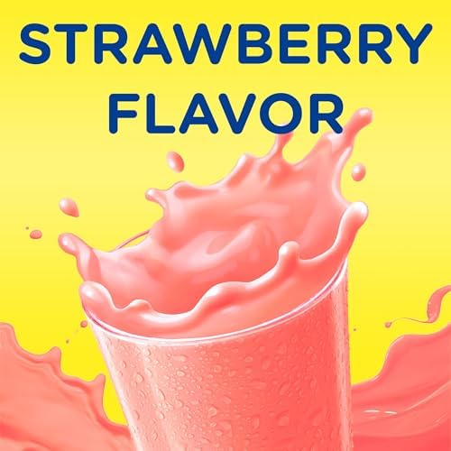 Nesquik Strawberry Flavor Powder Drink Mix Canister 1.169 lb.