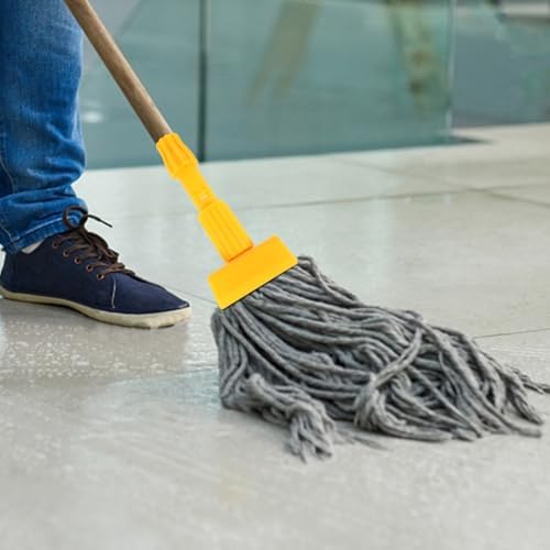2pcs Detachable Mop Head Clamp Floor Mop Replacement Holder Head Clip for Easy Maintenance Compatible with Tile and Laminate Floors