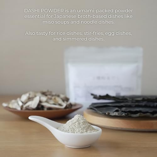 Kawashimaya Vegan Dashi Powder 100g - Japanese Umami Soup Stock, Plant-Based, Made in Japan