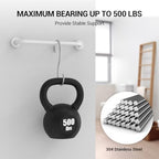 12 Inch Grab Bars for Wall White, Safety Shower Grab Bars for Seniors Elderly Handicapped, Handicap Grab Bars for Shower with Concealed Screws, Tesuchan