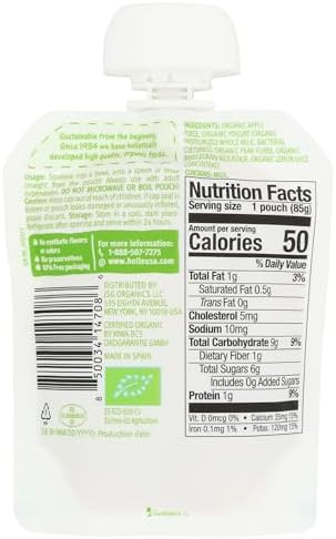 Holle, Baby Food Yogurt Apple Pear Organic, 2.9 Ounce