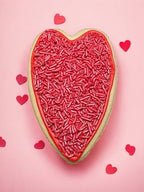 Sweet Eva’s SHIMMER PEARLIZED RED SPRINKLES- Jimmies, Cupcakes,Cookies,Cakes Decorating, Topper, Bulk Candy,Dairy Free, Nut Free, Gluten Free, Soy Free, Vegan, Egg Free, Kosher, Large, 1.5 Pound