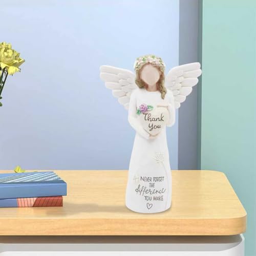Thank You Gifts for Women, Nurses, Coworkers, Friends,Teachers-Thank You Angel Figurine with Sentimental Message, Appreciation Gifts, Inspiration Gifts, Sculpture