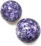Health & Household Natural Crystals Quartz Whole Purple Lepidolite Sphere Energy Stone Reiki Healing Ball Room Home Aquarium Decoration Gemstone (Size : 8-8.5cm)