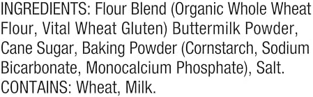 Bob's Red Mill Organic Buttermilk Pancake & Waffle Mix, 24 oz (Pack of 1) - Organic, Kosher, Packaging May Vary