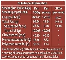 Organic Tattva Cold Pressed Groundnut Oil for Cooking (1 Litre) - Fresh Peanut Oil - Extracted from Fresh Peanuts - Vitamin E & D Rich - No Added Preservatives - USDA Certified