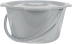 Portable Toilet Lid Compact Chamber Pot for Adults Easy-Clean Spittoon for Outdoor and Emergency Use Lightweight and Splash Design Capacity Bedside Urinal