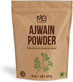 MB Herbals Ajwain Powder 8 oz (227 Gram / 0.5 LB) | Ajowan Powder | Carom Seed Powder | Trachyspermum ammi | Gluten Free | Non GMO