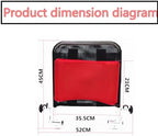 Wheelchair Headrest Neck Support Head Positioning Pillow Headrest for Wheelchair Post Surgery Neck Stabilizer Head Positioner Wheelchair Accessories for Seniors Adults(Red)
