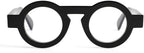 Round Reading Glasses for Women Men, Retro Circular Frame Blue Light Blocking Eyeglasses Reader, Computer Eyewear