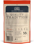 Premium SMOKED SWEET Hungarian Paprika Powder (4 oz) - Non-GMO - Vibrant Deep Red Color - Origin: Szeged Region, Hungary - Authentic Seasoning Spice in Resealable Bag by MEROPS