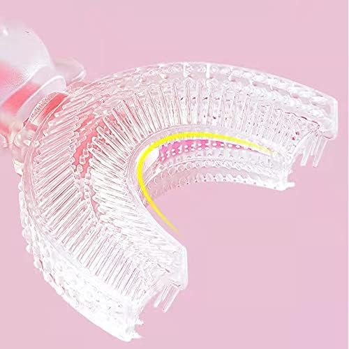 ROSEWARD 3 Pack U Shaped Toothbrush Kids Toddler Toothbrush Extra Soft Silicone Tooth Brush Age 2-12 (Age 7-12)