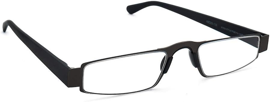 I-Mag Executive Slim Metal Reading Glasses with Slide Open Hard Case