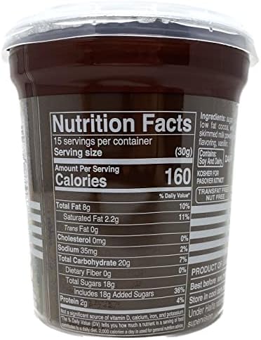 Galil Hashachar Spread | Chocolate Spread Nut-Free, Kosher Cocoa Spread – Made in Israel, Kosher Dairy | 16 oz